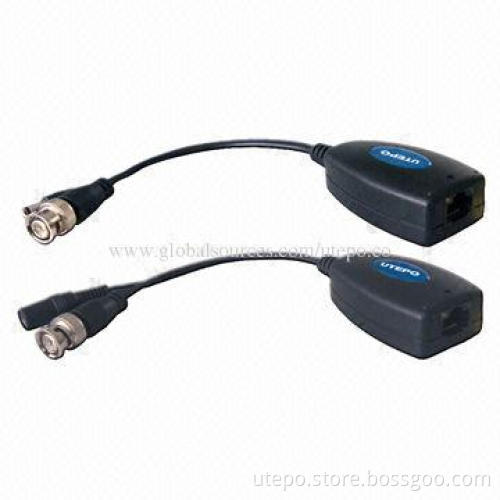 1CH Video and Power UTP Transceivers, Supply 12V DC to Camera, ABS Shell